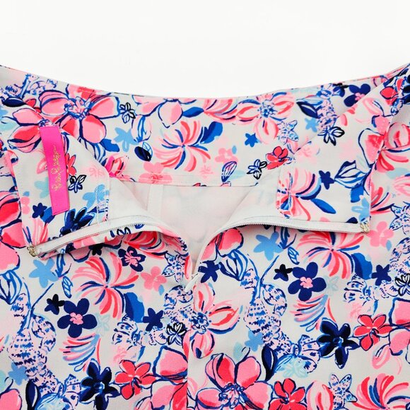 Lilly Pulitzer Jonas Skort Resort White Party Like A Lobstar - Picture 4 of 7